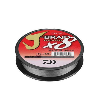 Daiwa J-Braid Grand X8 135m Grey