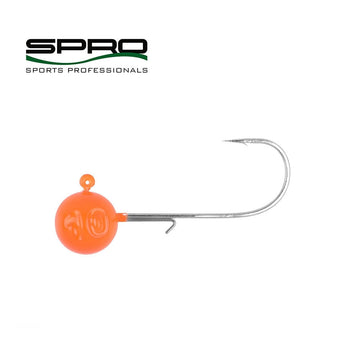 Spro Round Jighead 22 Fluo Orange
