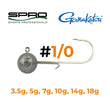 #1/0 - SPRO Round Jighead - Jig 22