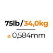 Knot 2 Kinky 1x1 Titanium 4,6m